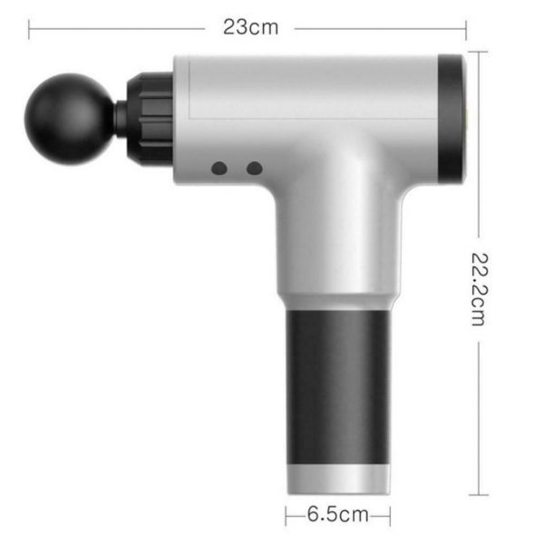 Cordless Rechargeable Percussion Massage Gun with Four Heads - Image 4
