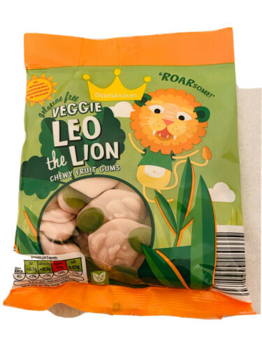 Veggie Gums Chewy Fruit 2 X 170g Veggie Leo The Lion