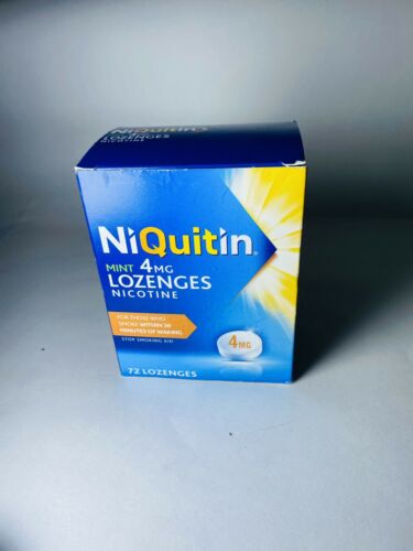 NiQuitin Mint Lozenge - 4 mg, 72 Lozenges - Stop Smoking Aid