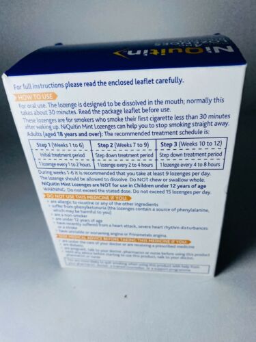 NiQuitin Mint Lozenge - 4 mg, 72 Lozenges - Stop Smoking Aid - Image 4
