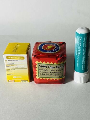 Tiger Balm 18g And Wang Prom Thai Balm 5g And Nasal Inhaler. Menthol Kit - Image 2