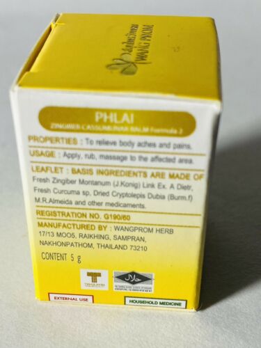 Tiger Balm 18g And Wang Prom Thai Balm 5g And Nasal Inhaler. Menthol Kit - Image 4
