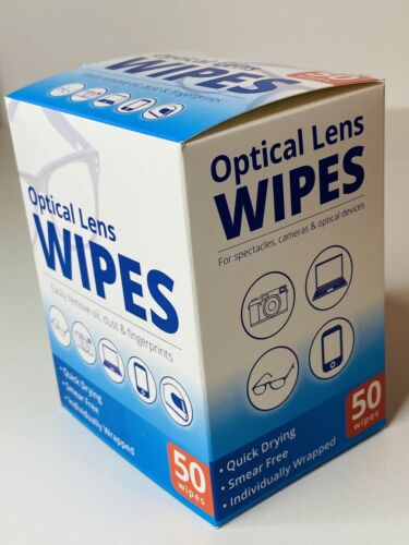 50 Optical Lens Wipes For Spectacles ,camera & Optical Devices - Image 2