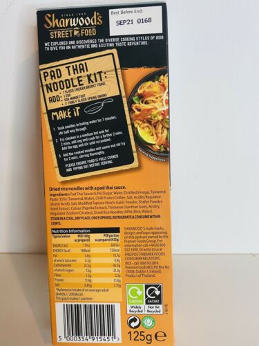 Sharwoods Green Curry Noodle And Pad Thai Noodle Kit , Chef Kuo , Cups Soup, - Image 9