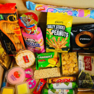 Asian Snack Box Mix With Chocolates 🍫 Crispy Treats And Sweets 🍬 Wafers Coffee
