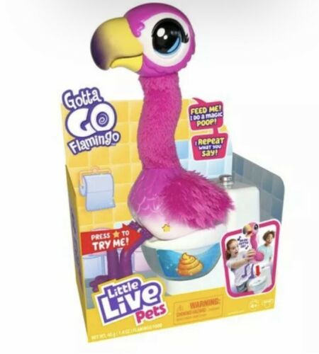 Little Live Pets Gotta Go Flamingo 𦩠Extra Food & Poop Catcher π₯ Fast Delivery