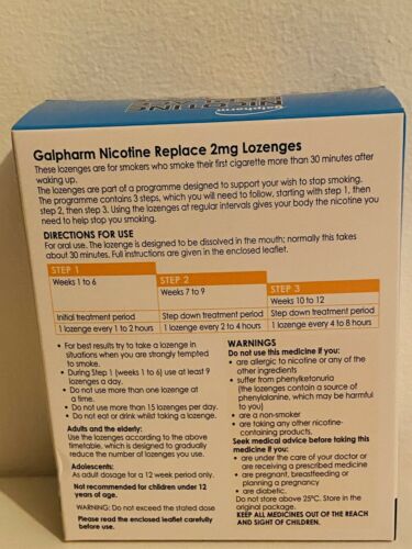 Nicotine Replace Lozenges 4mg 36 Pack Galpharm FLAT-PACKED CONTACT-FREE DELIVERY - Image 3