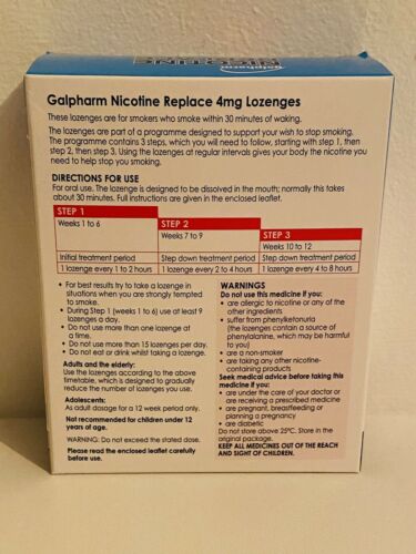 Nicotine Replace Lozenges 4mg 36 Pack Galpharm FLAT-PACKED CONTACT-FREE DELIVERY - Image 7