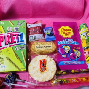 Asian Snack Box Mix 13 Sweets Candy Mochi Crackers Gums Glico Pretz Jelly TikTok