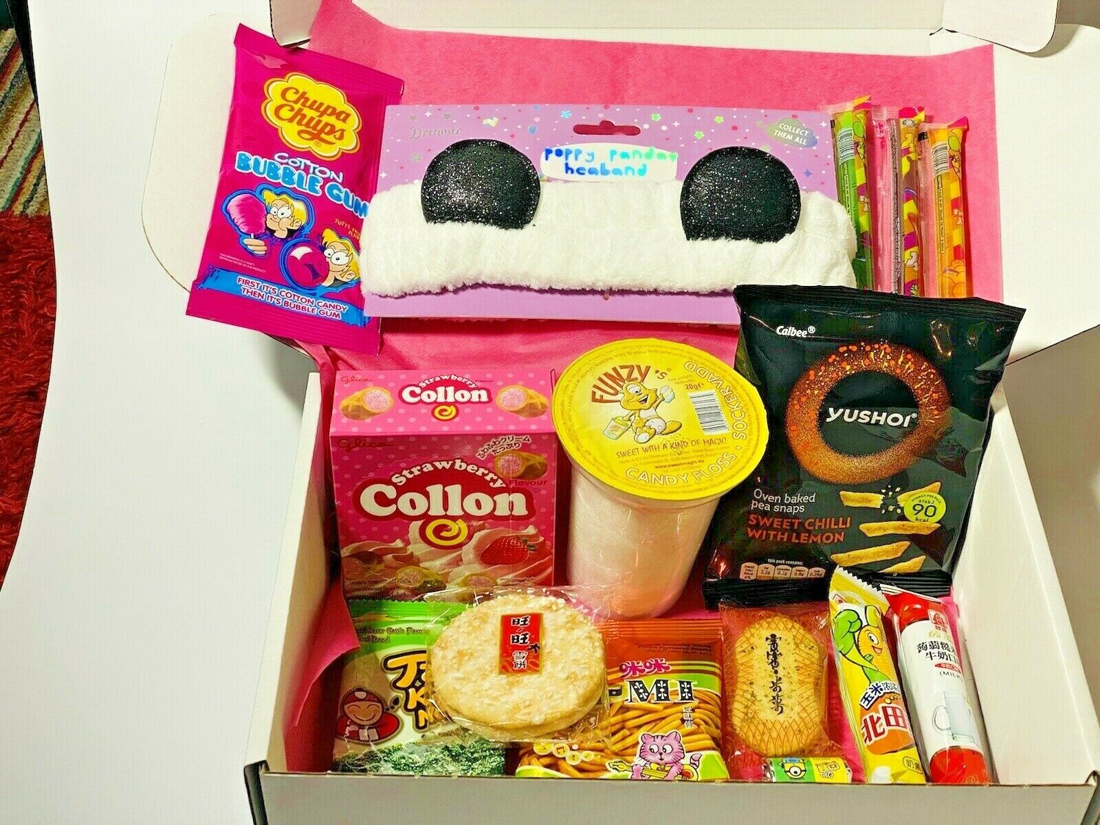 Kawaii food snacks treats sweet crispy snacks fun box Asian snacks in box cute